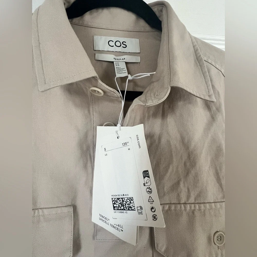 COS Men's Beige Shirt - Picture 3 of 4